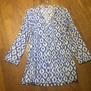 Precious Lilly Pulitzer A Line Top Size Medium